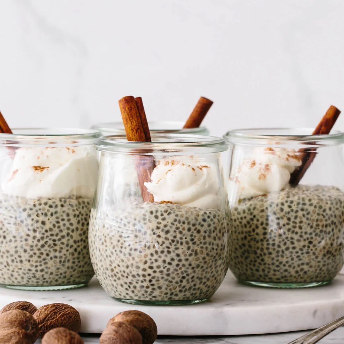 Chia Pudding with Almond and Cinnamon