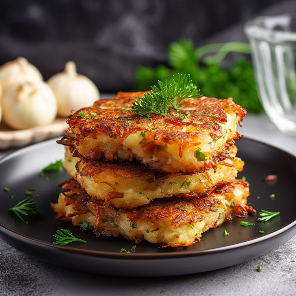 Cauliflower hash browns